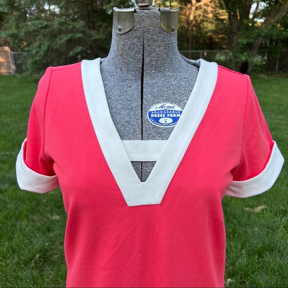 Lilly Pulitzer shift dress pink salmon sailor style - Picture 3 of 4